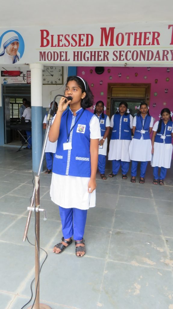 Kamarajar's Birth Day was celebrated on 15th July 2024 in our school campus. Oviya from 9th Standard gave motivating and inspiring speech.